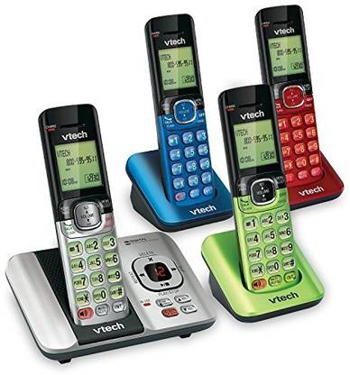 VTECH CS6529-4B 4-Handset DECT 6.0 Cordless Phone with Answering System and Caller ID