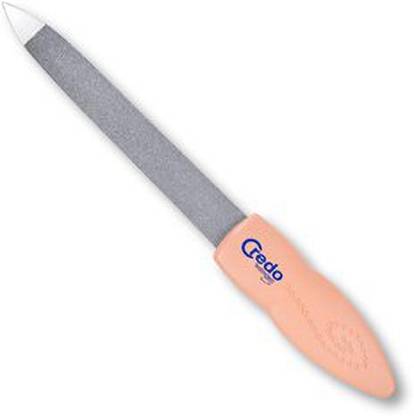 Credo Solingen Sapphire Nail File, Coarse/Fine Apricot, Blister