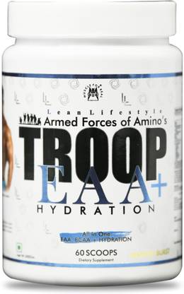 monster series (Lean Life Style) TROOP EAA (Hydration) 60 Scoops, 300Gram, Mango Flavor EAA (Essential Amino Acids)