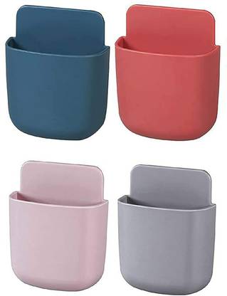 WANQLYN Adhesive Sticky Storage case with Mobile Charging Holder Mobile Holder