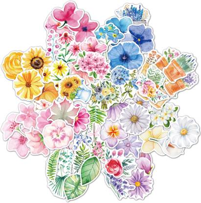 twinster 4.318 cm Random Modern Concept Vinyl Stickers, Cute, No-Duplicate Stickers Self Adhesive Sticker