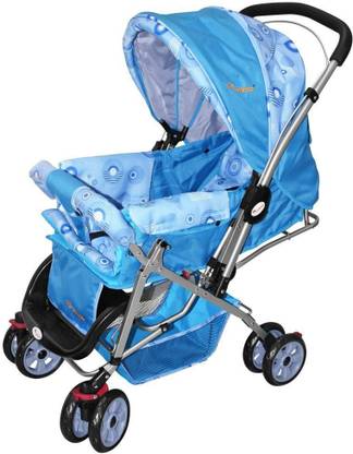 Infanto Babylove Stroller - Ferozi Blue Stroller
