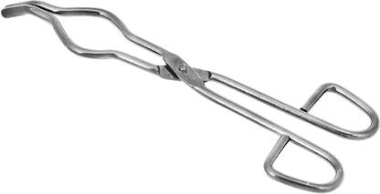 Apex Labs Crucible Tongs, with Bow - 8" Capacity - Stainless Steel - Flat Ends 20.32 cm Utility Tongs