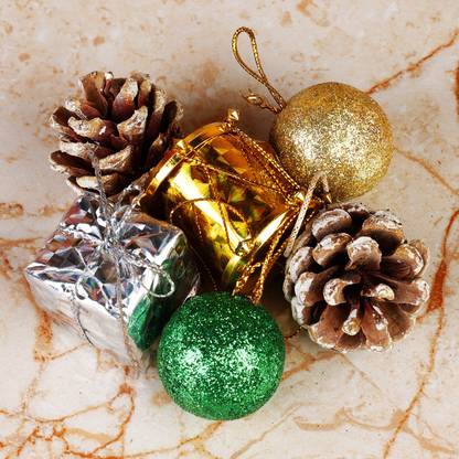 Ferns N Petals MP-DW-1037 Hanging Ornaments Pack of 6