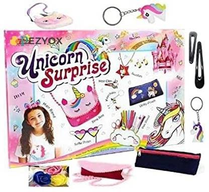 PEZYOX Games and Toys Unicorn Surprise DIY Hobby, Theme Art and Craft Kit for Girls, , Multicolor, 6+yearGirls