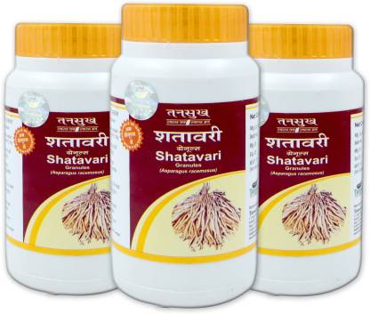 Tansukh Shatavari Granules , Shatavari Powder | Asparagus Rasemosus Granules | (100gm X 3 )