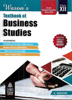 TEXTBOOK OF BUSINESS STUDIES FOR CLASS-12