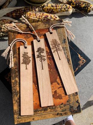 style works Tree Wooden Bookmark