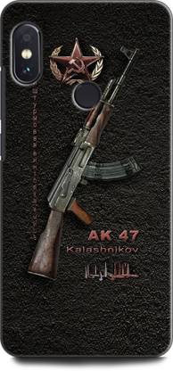 KEYCENT Back Cover for Redmi Note 5 Pro AK 47, ARMY GUN, KALASHNIKOV, RIFLE, CLASSIC
