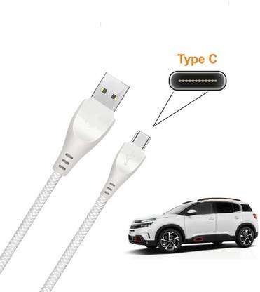 KOZDIKO Micro USB Cable 1 m USB TO C TYPE CABLE FOR CITROEN C5 AIR CROSS
