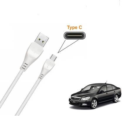 KOZDIKO USB Type C Cable 1 m USB TO C TYPE CABLE FOR SKODA LAURA