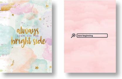 3DS Note book A5 Diary Unruled 80 Pages