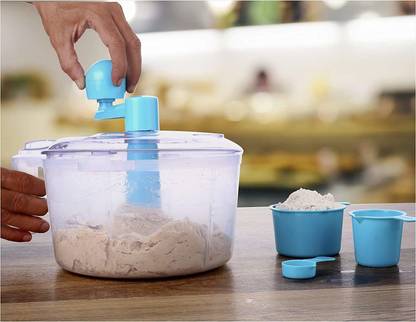 COSKIRA Atta Maker Kitchen Food processes Hand Crank Food Processor/Manual Food Chopper Plastic, Stainless Steel Continuous Dough Maker