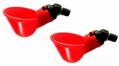 TM&W Chicken, Hen Poultry Water Automatic Drinking with Yellow Nipple Poultry Farm Set, 2-Pack (Pack of 2 Pieces) Egg Incubator