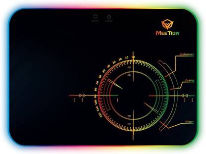 Meetion MT-P010 RGB Glass Gaming Non Slip Base Mousepad
