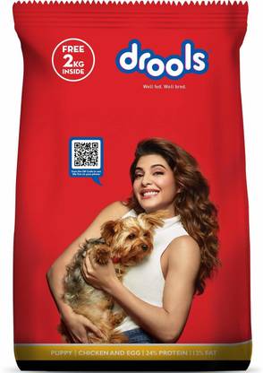 Drools Drools Chicken and egg Puppy 20kg+2kg Chicken, Egg 20 kg Dry Young Dog Food