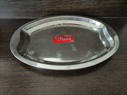 damurhu Shiv Euro Style Pizza Tray Size-6 / Oval Shape Tray