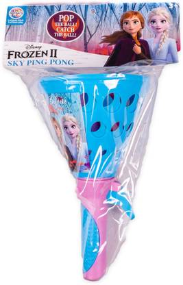 RATNA'S Disney Frozen Sky Ping pong pop & catch toy for kids Throwball