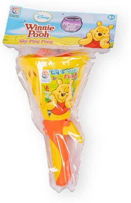 RATNA'S Disney Winnie the Pooh Sky Ping pong pop & catch toy for kids Throwball