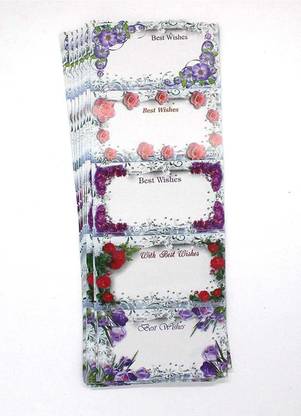 imtion ( Pack of 50 Pcs Best Wishes Sticker ) tag Suitable for Gift Wrapping and Cover Notes Name Slip