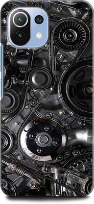 WallCraft Back Cover for Mi 11 Lite ENGINE, FERRARI, ENGINE, BLACK, CAR, MOTOR
