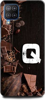 KEYCENT Back Cover for SAMSUNG Galaxy F22 Q, Q LETTER, Q NAME, CHOCOLATE , BROWN, ALPHABET