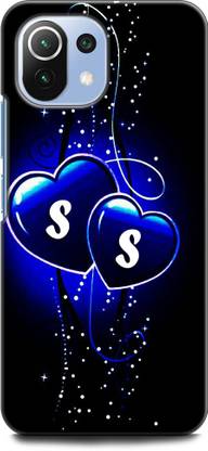 वॉलक्राफ्ट Mi 11 Lite S S, S LOVES S, S NAME, LETTER, ALPHABET, SS LOVE, HART, BLUE के लिए