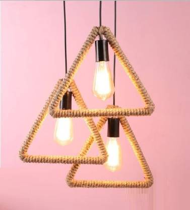 GENREE Rassi Triangle Cluster Hanging Lights/ Pendant Light/ Ceiling ...