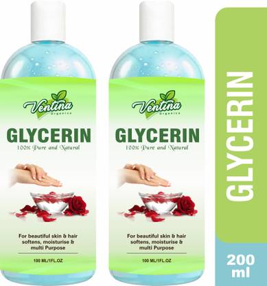 Ventina Organics 100% Pure Glycerine- To Soften & Moisturize Skin And Multipurpose- Premium Grade Face Wash