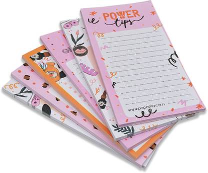COI to Do List | Memo Notepad | Writing pad Gift Pack for Daily Bucket List Planner Set of 6 Pocket-size Note Pad Ruled 50 Pages