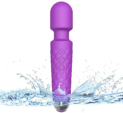 RBS Body Wand Massager | Personal Handheld Rechargeable Waterproof Mini Massager Machine for Women & Men | Flexible Neck, Portable, Quite & Powerful Motor - 20 Vibration and 8 Speed Pattern New Massager