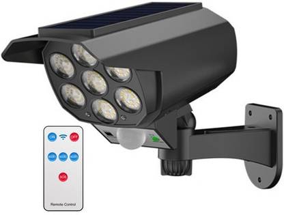 DPM LT-1742 Solar Lamp(42 SMD LED ) 3 modes Human Body Induction Wireless Remote Control Simulation Monitoring Lighting Outdoor Courtyard Lamp Solar Monitoring Lamp IP66 WATERPROOF Solar Light Set