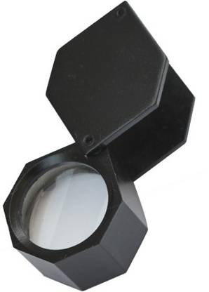 Scorpion Eye Loupe 10x Triplet Type (21mm) Hexagonal Black