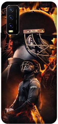 Yoprint Back Cover for Y20A Ms Dhoni Image,Msd Image Printed Back Cover