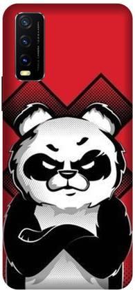 Yoprint Back Cover for Y20A Angre Red Panda,Panda,Angry Panda Printed Back Cover