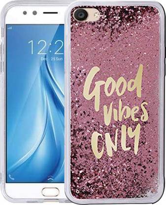 Rance Back Cover for Vivo V5|Liquid Flowing Glitter Sparkle Moving Girls & Women