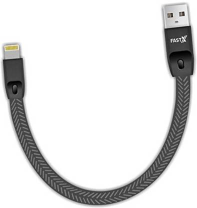 FASTX Lightning Cable 2 A 0.25 m PVC POWER BANK CABLE FOR IOS DEVICES 8 pin lightning to USB SHORT MINI CABLE
