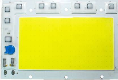 Ovicart 100w White 220v AC LED COB Chip with Integrated IC Driver Pack of 1 Electronic Components Electronic Hobby Kit