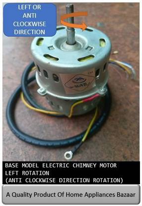 HOME APPLIANCES BAZAAR Base Model Electric Chimney Motor Left Rotation (Anti Clock Wise Rotation) 60 mm Exhaust Fan