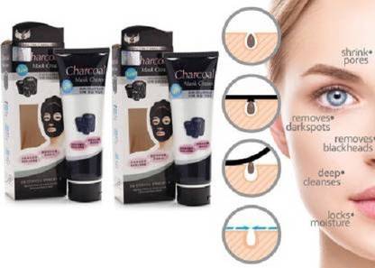 Elecsera DEEP CLEANSING REMOVING DEAD SKIN & BLACKHEAD REMOVER , WHITEHEAD REMOVER , SKIN GLOWING PEEL OFF CHARCOAL MASK COMBO