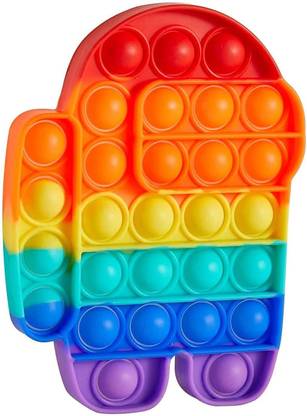 Aganta Pop It Fidget Toy For Kids Poppet Toy Set For Kids Popitst For Girls Puppet Toy For Adults Among Us Popits