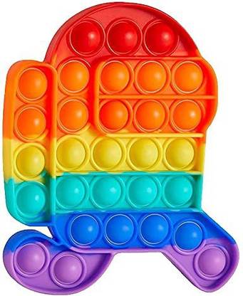 Aganta Popit Fidget Toy For Kids Push Pop Bubble Toy Set Poppet Stress Relief Toys For Kids Small Pop Pop Toys