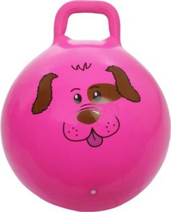 Synlark Rubber Space Hopper Ball, Hop Ball, Kangaroo Bouncer, Hoppity Hoppity Hop, Jumping Ball, Sit and Bounce (Multi Cartoon Print Design)