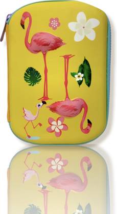 kistapo Upside Down Flamingo Dance | StarStruck, Rainbow, YOLO Life ! Art EVA Pencil Box