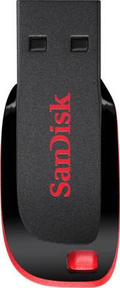 SanDisk Cruser Blade 32 GB Pen Drive Compatible with Gaming Console, Desktop Computer, Television, Laptop USB 2.0 Plastic Case
