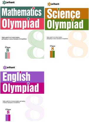 Olympiad Science Class 8th, Olympiad Mathematics Class 8th And Olympiad English Class 8th