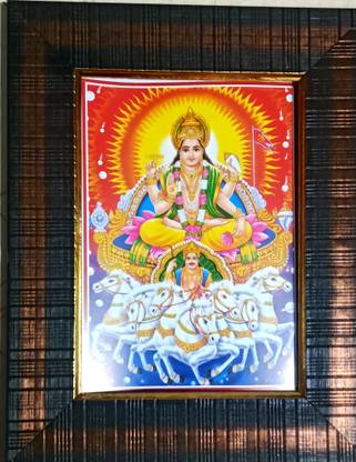 FRAMTASTIC Lord Surya Dev / sun god Religious Frame