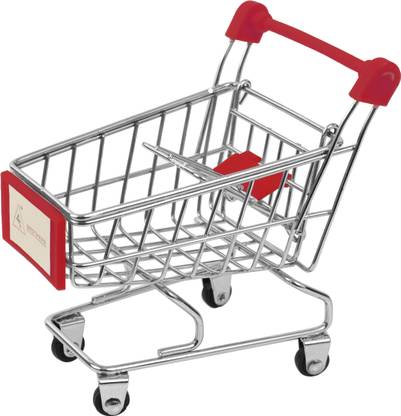 Spillbox Mini Supermarket Shopping Cart Trolley Mini Cart Baby Toy Trolley, Wonderful Gift and Toy for Children -Red