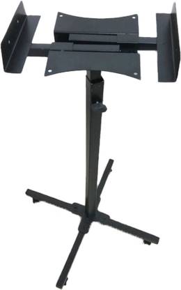 Smart Shelter Premium Quality Height & Size Adjustable Satellite Speaker Floor Stand - (Pack of 2 Stands) Speaker Mount