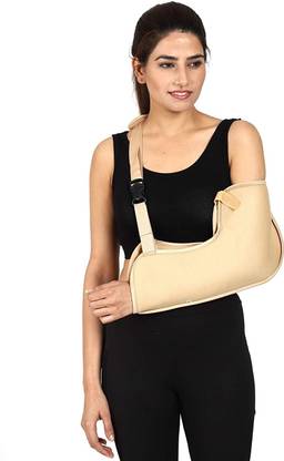 Online Patree Arm Sling Pouch with Soft Padded Neck Strap for Injury and Pain Relief (1Pc) Arm Support